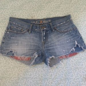 Lucky Brand Cutoff Denim Shorts size 6/28